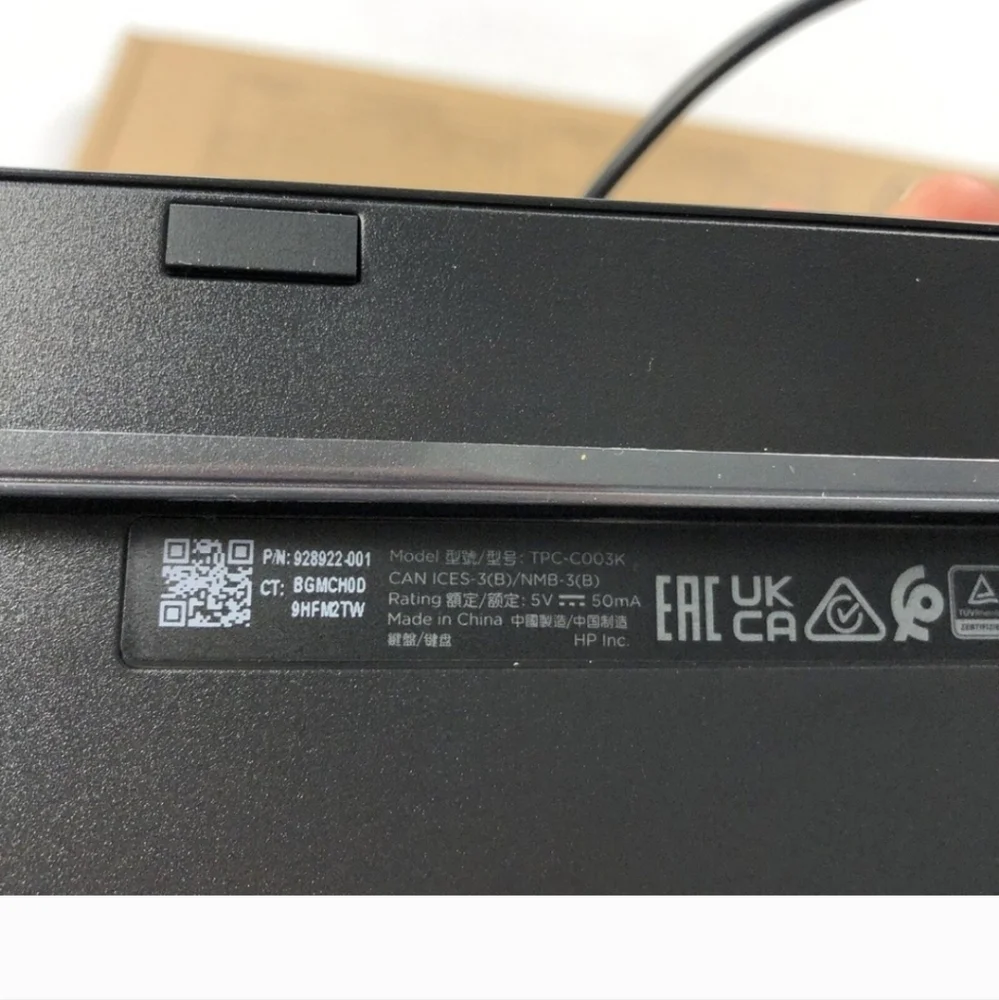 NEW HP Keyboard Mouse Slim USB Multi Media Wired TPC-C003K TPC-C002M